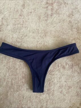 Midori Navy Blue Cheeky Bikini Bottom